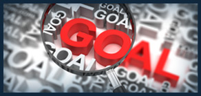 Image of a graphic with the word Goal highlighted in red.